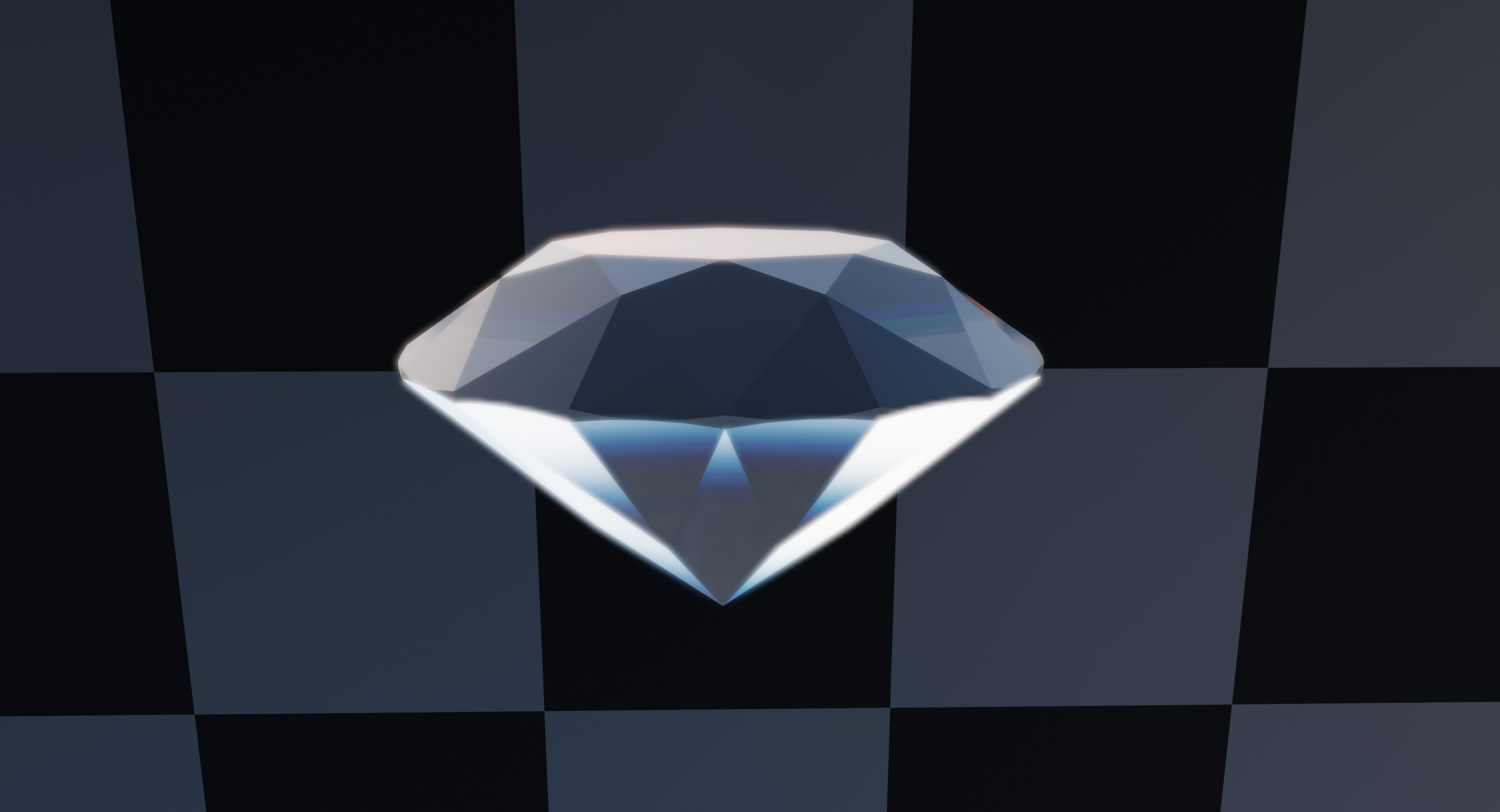Diamond mesh and shader for fast render preview image 1